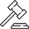 Icon image of a gavel