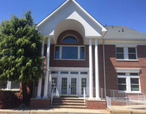 The front doors to the Edward P. Shamy, Jr. Law Offices