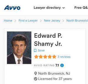 Edward P. Shamy, Jr.'s page on Avvo